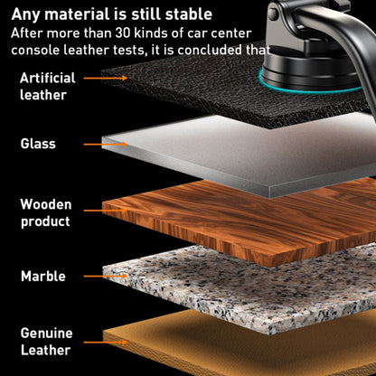 Supporto Auto Yesido C172, 4 pollici - 7 pollici, Nero