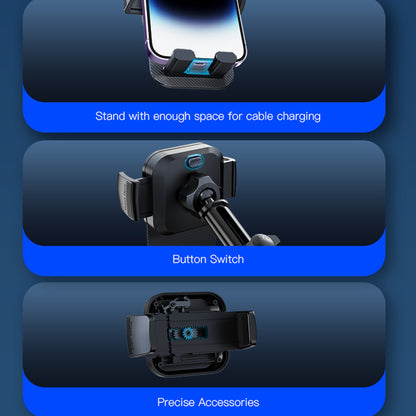 Supporto Auto Yesido C174, 4inch - 6.7inch, Nero