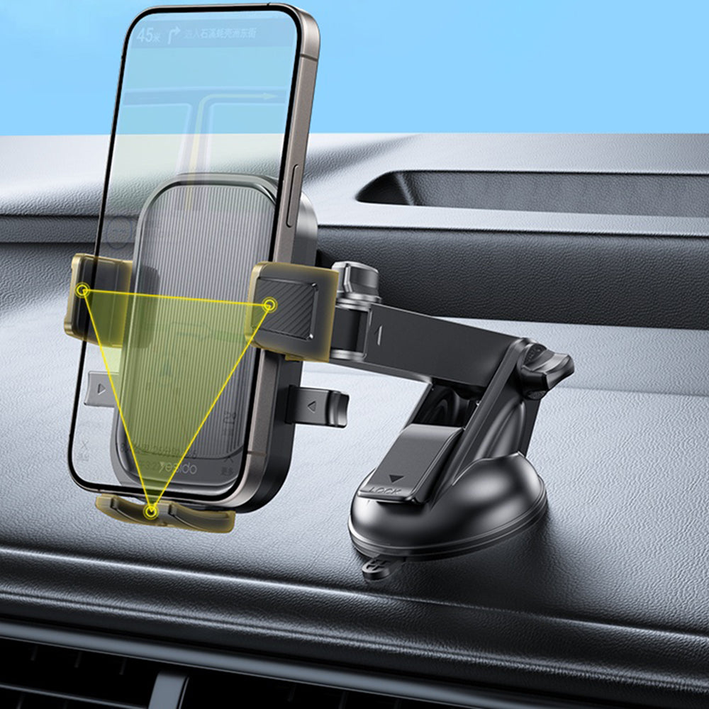 Supporto Auto Yesido C267, 4.7inch - 7.2inch, Nero