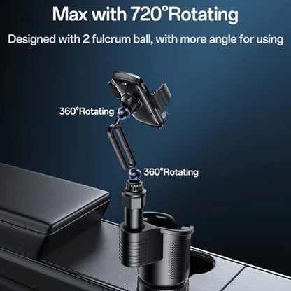 Supporto Auto Yesido C273, 4.7inch - 7.2inch, Nero