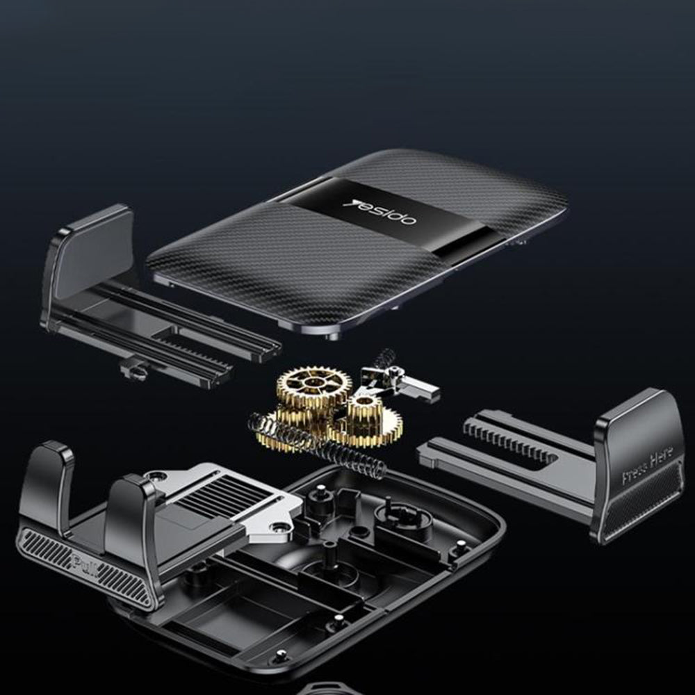 Yesido C275 Car Holder, 4.7inch - 7.2inch, Black