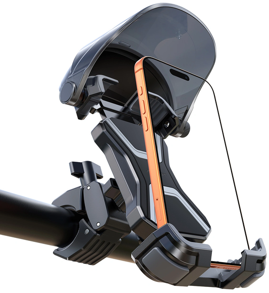 Supporto per Bicicletta e Motocicletta con Parasole Joyroom JR-ZS528, 4.7 pollici - 7 pollici, Nero