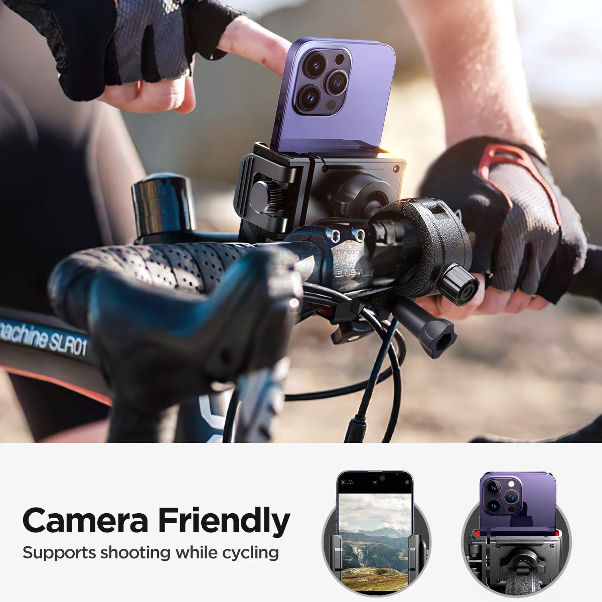 Supporto per Bicicletta Joyroom JR-ZS266, 4.7inch - 7inch, Nero