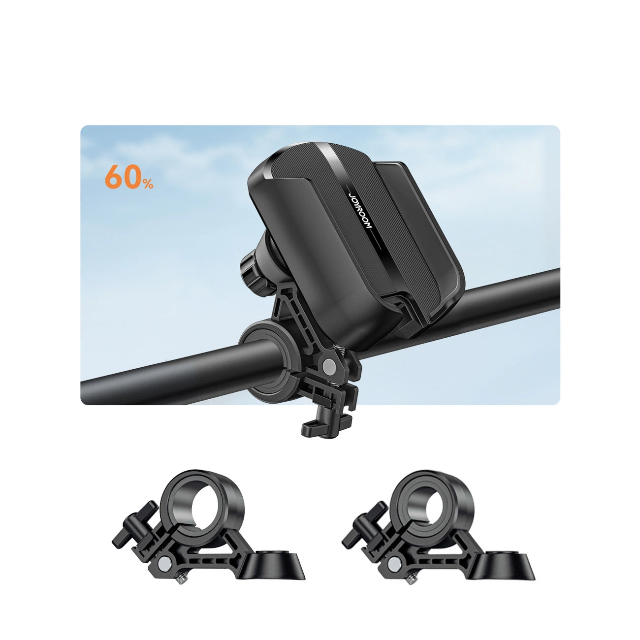 Supporto per Bicicletta Joyroom JR-ZS431, 4.7inch - 7inch, Nero