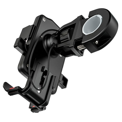 Supporto Bicicletta Motocicletta HOCO CA73, 4.5 pollici - 7 pollici, Nero Rosso