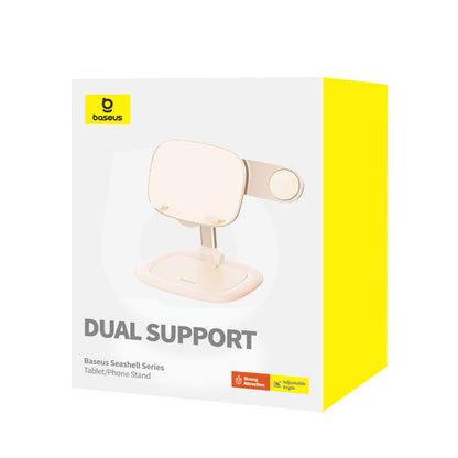 Supporto da scrivania Baseus Seashell Dual, Universale, Rosa B10451501411-00
