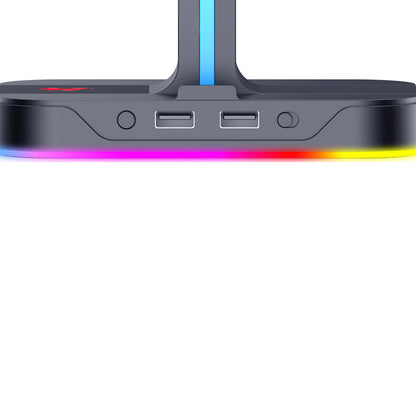 Supporto per Cuffie HAVIT TH650, RGB, Grigio
