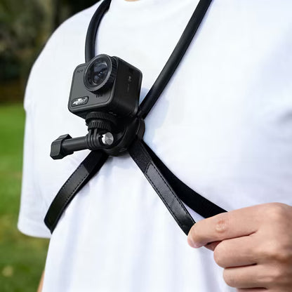 Supporto per Collo Acefast E37 per Camera Sport, Nero