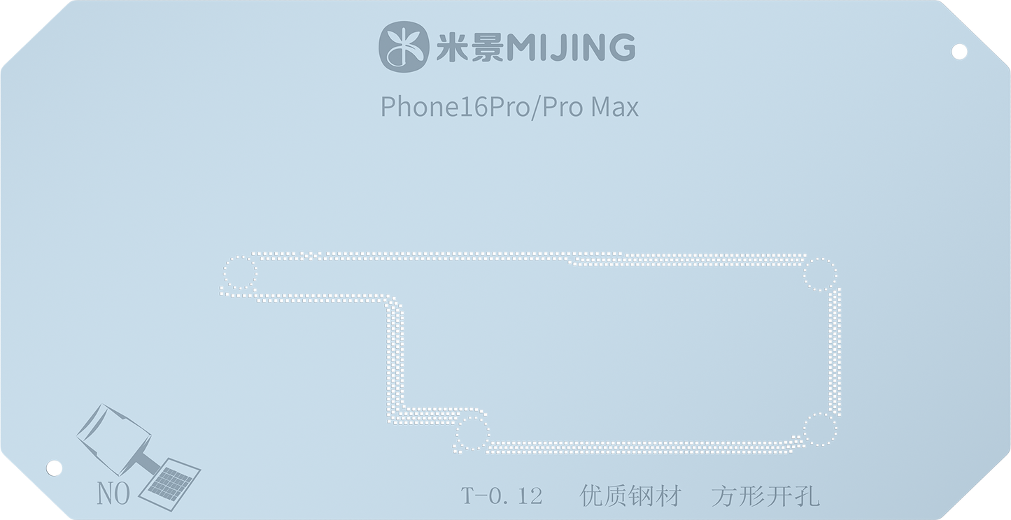 Supporto di Lavoro Reballing Mijing Z20 per Apple iPhone 16 Series