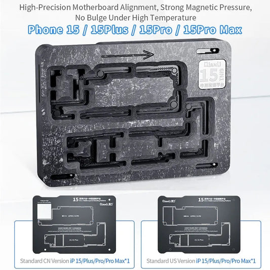 Supporto di Lavoro PCB Magnetico QIANLI per Apple iPhone 15 Series