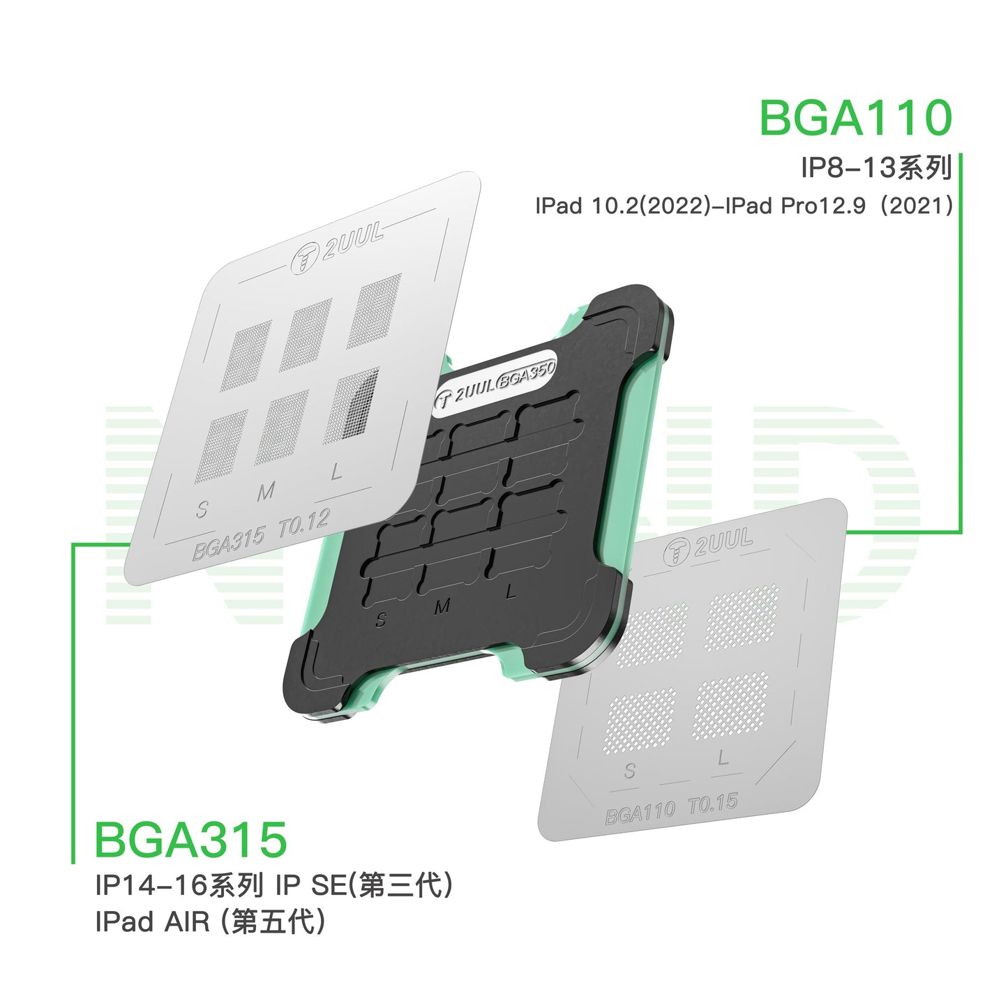 Supporto di Lavoro Reballing 2UUL BH16