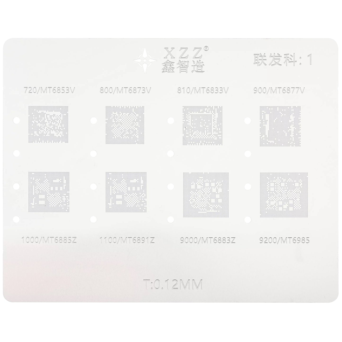 Supporto di Lavoro Reballing XZZ L23 per CPU Apple A8 - A16