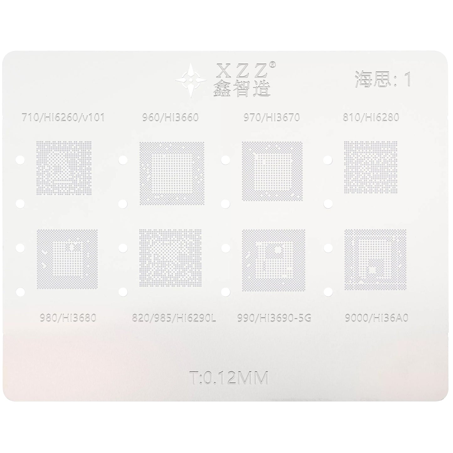 Supporto di Lavoro Reballing XZZ L23 per CPU Apple A8 - A16