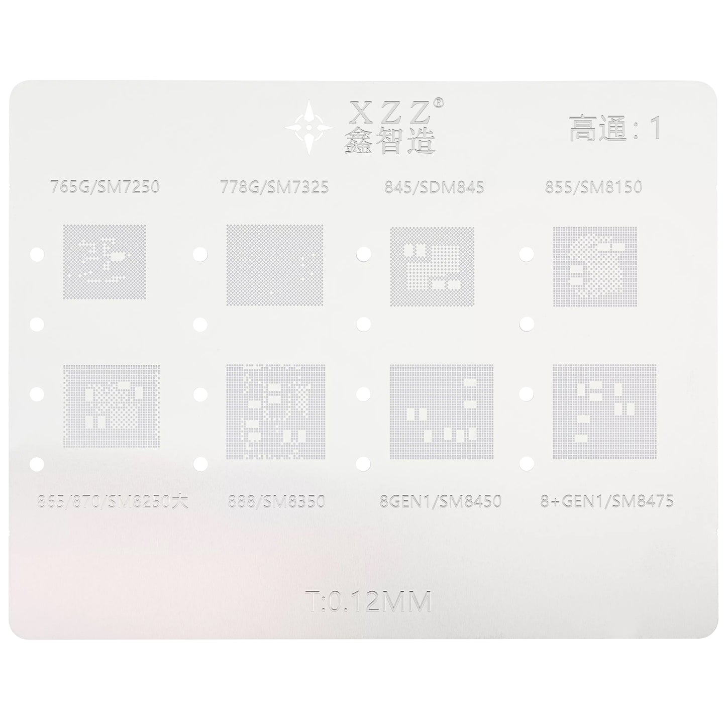 Supporto di Lavoro Reballing XZZ L23 per CPU Apple A8 - A16