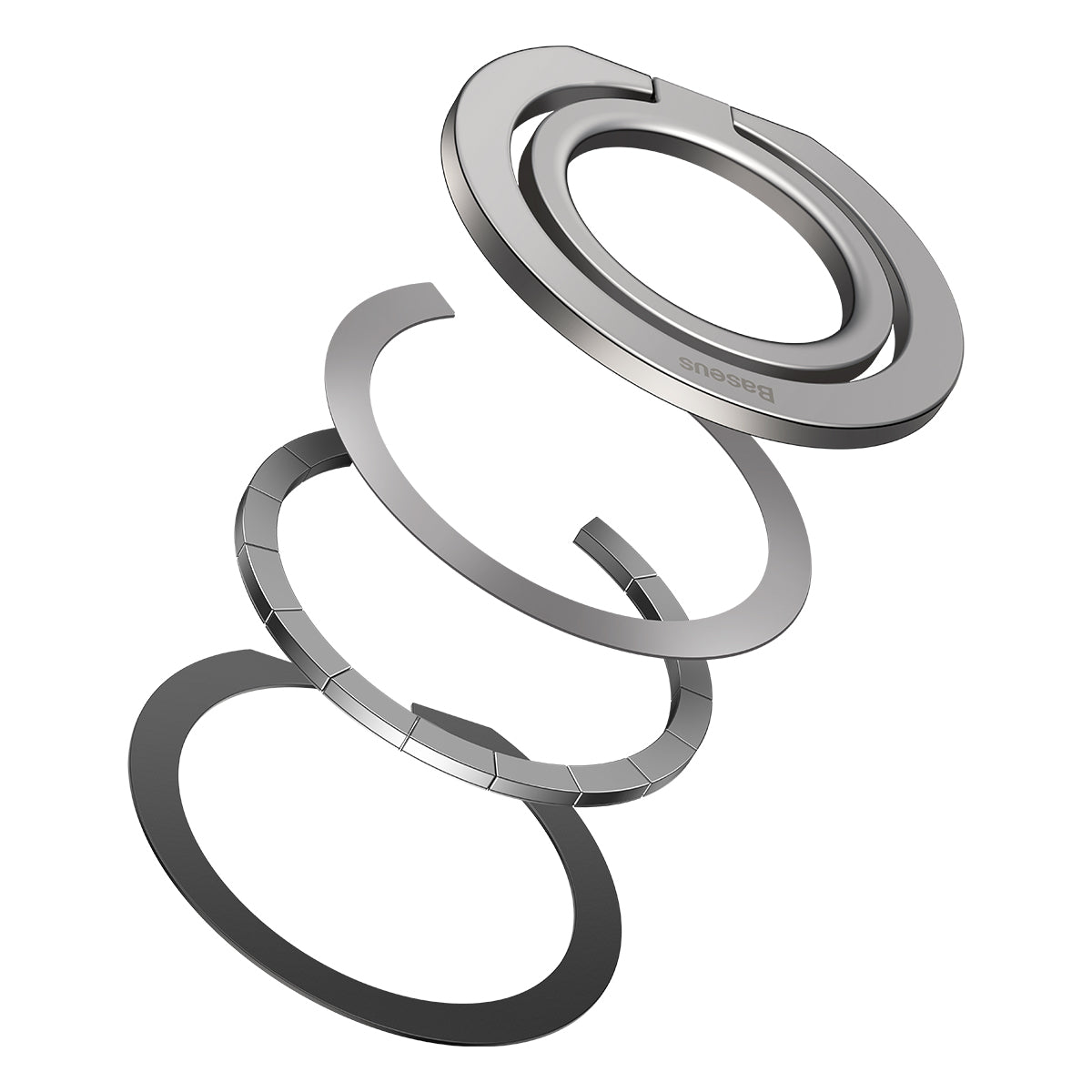 Supporto Anello Baseus Halo, Universale, Argento SUCH000012
