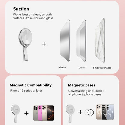 ESR HaloLock Ring Holder, White