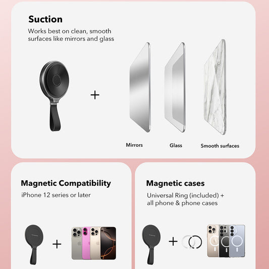 Supporto Anello ESR HaloLock, Nero