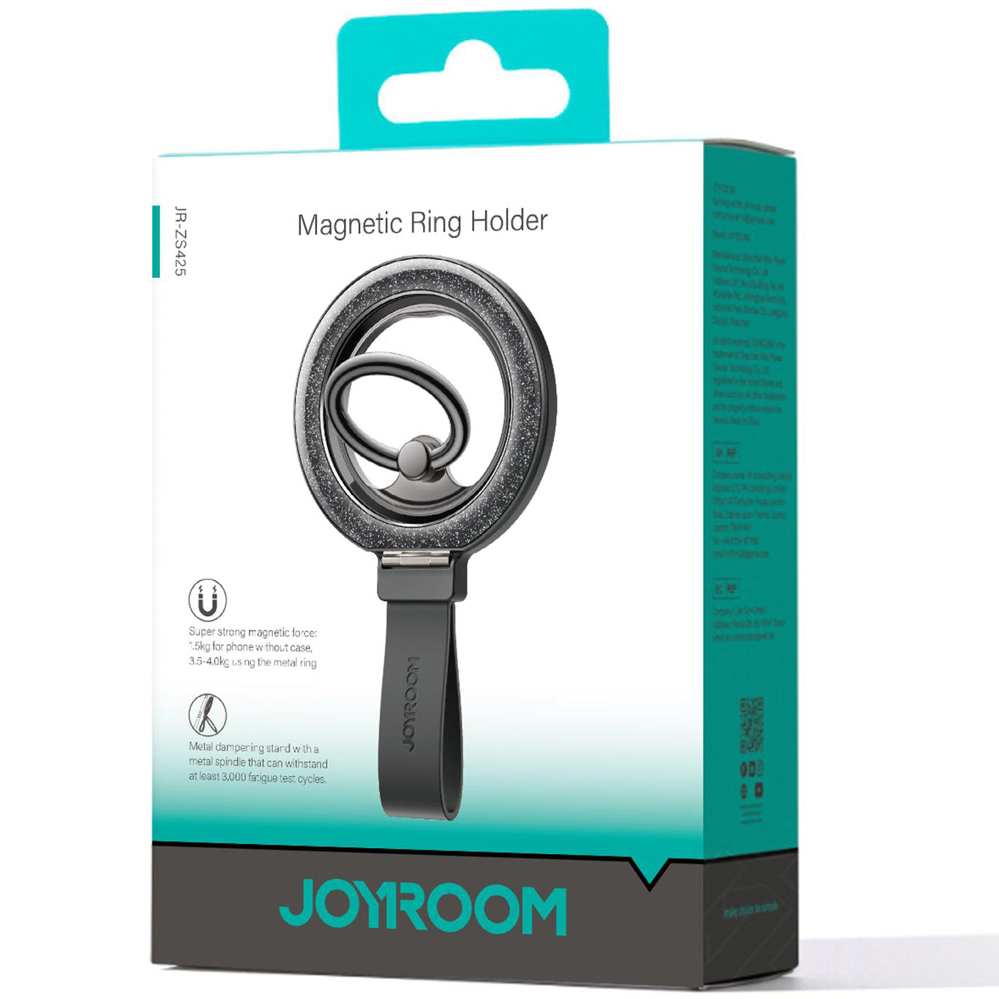 Supporto Anello Joyroom JR-ZS425 Glitter, Universale, Nero