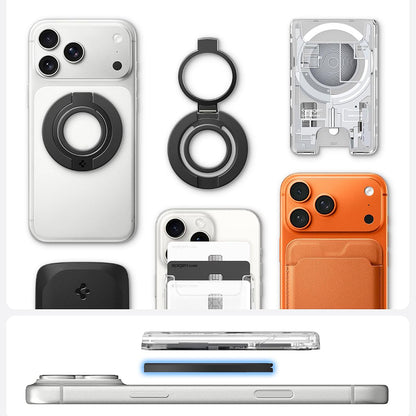 Supporto Anello Spigen Dual Pop Mag S, Universale, Grigio AMP11736