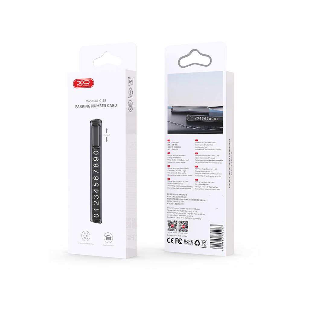 Supporto Numero di Telefono Auto XO Design C138