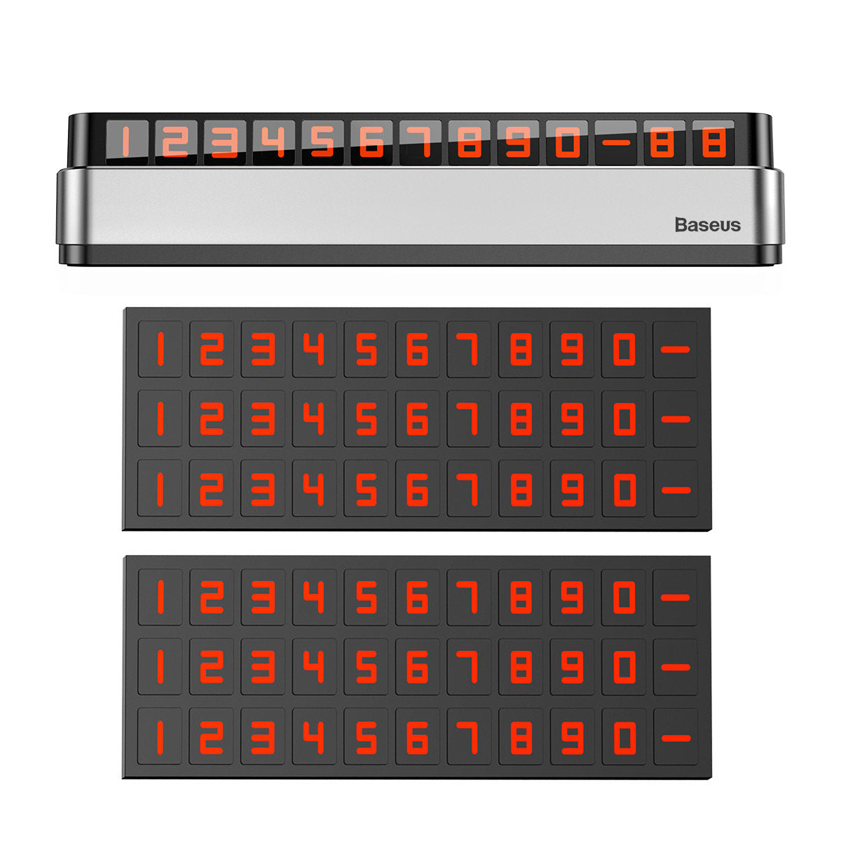 Porta numero telefonico per auto Baseus Moonlight Box ACNUM-B0S