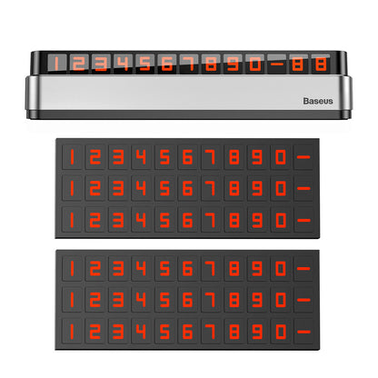 Porta numero telefonico per auto Baseus Moonlight Box ACNUM-B0S