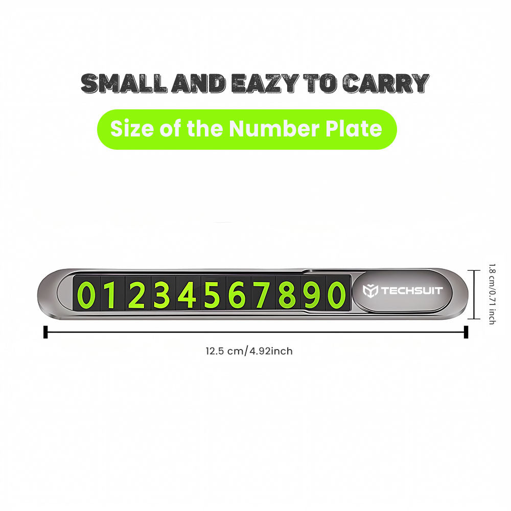 Supporto Numero Telefono Auto Techsuit PNP1