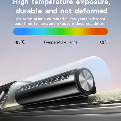 Supporto per Numero di Telefono Auto Yesido C202, Nero