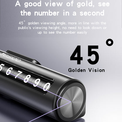 Supporto per Numero di Telefono Auto Yesido C202, Nero