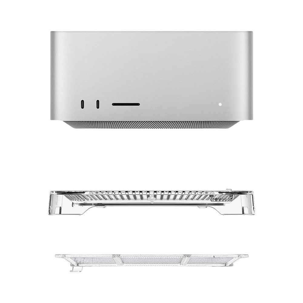 Supporto Spigen LD202 per Apple Mac Studio, trasparente AMP04796