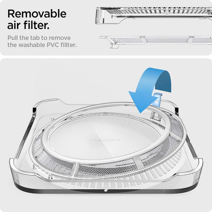 Supporto Spigen LD202 per Apple Mac Studio, trasparente AMP04796