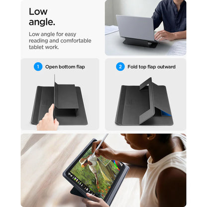 Supporto Spigen Slim Fold LD201-S7 per Laptop max. 14 pollici, Nero AMP11116