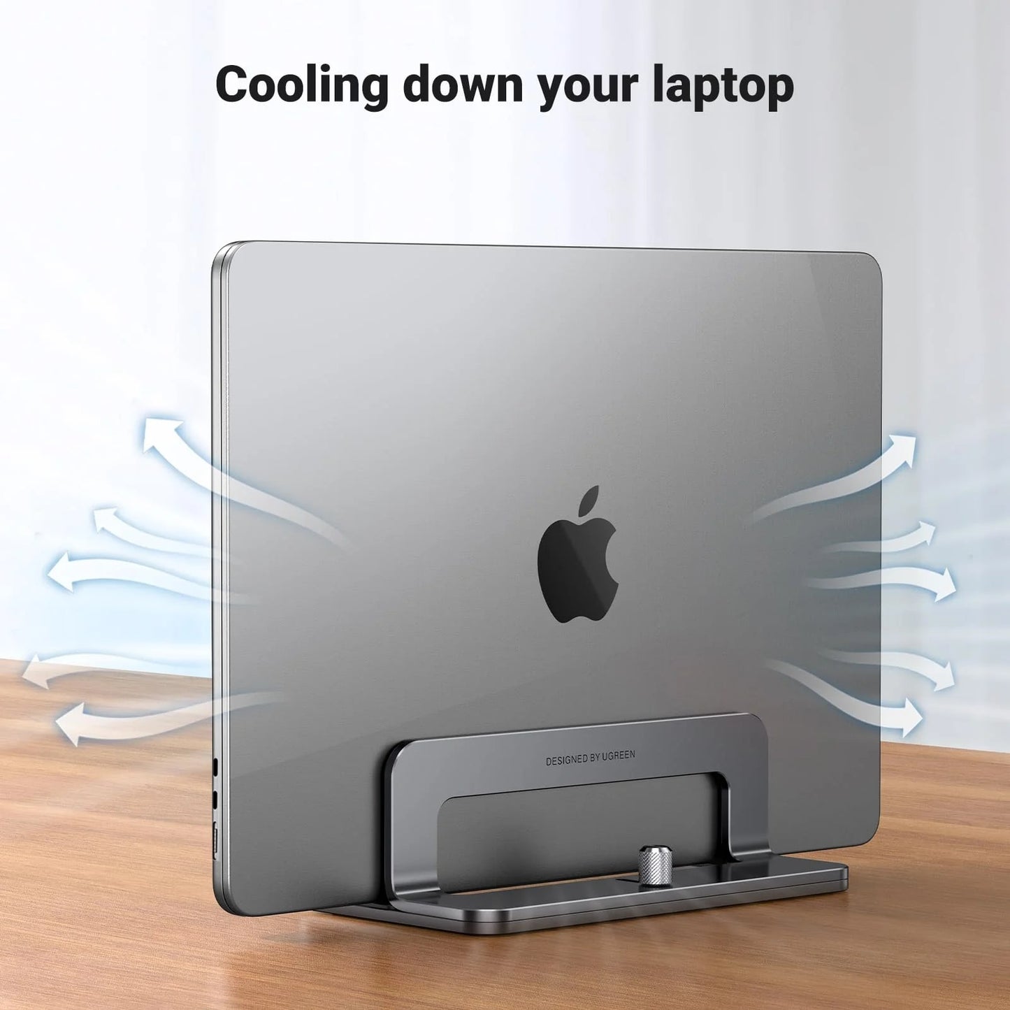 Supporto Verticale UGREEN LP258 per Laptop con spessore 12mm - 26mm, Argento