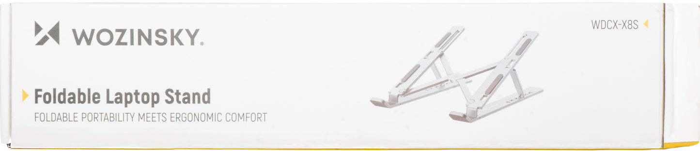 Supporto WZK WDCX-X8S per Laptop 10 pollici - 16 pollici, Argento