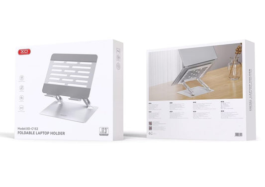Supporto XO Design C152 per Laptop max. 17.3 pollici, Argento