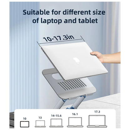 Supporto Yesido LP06 per Laptop 10inch - 17.3inch, Argento