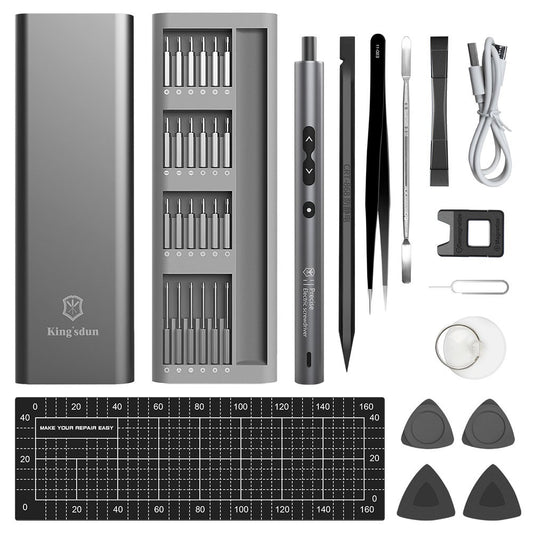 Cacciavite Elettrico King'sdun, 62in1, Grigio