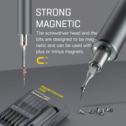 Cacciavite Elettrico King'sdun KS-882038, 62in1, Grigio