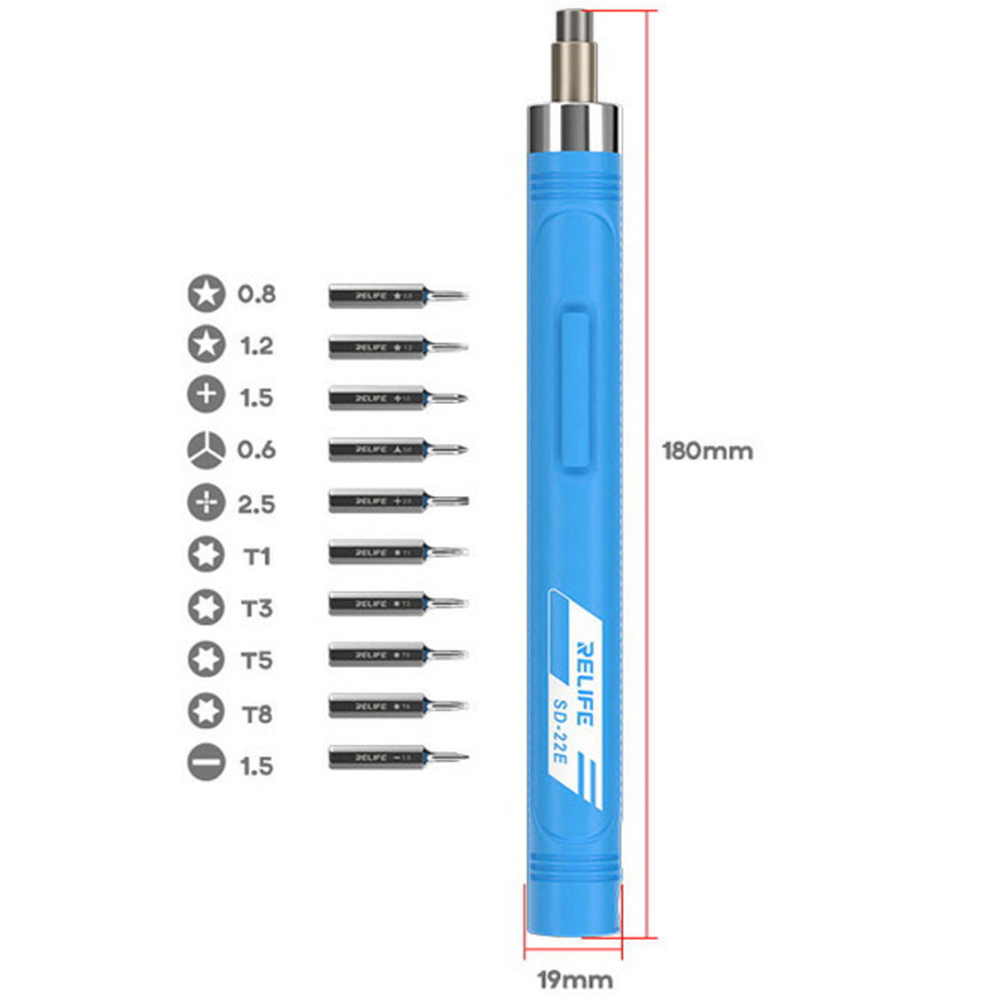 Cacciavite elettrico Relife SD-22E, blu 