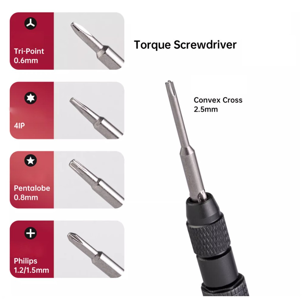 Cacciavite Mr.Yang, 5in1, Grigio