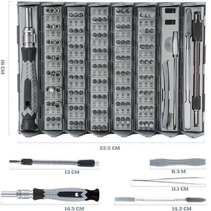 Cacciavite OEM, 126in1, grigio 