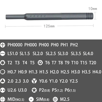 Cacciavite OEM A49, 49in1, grigio