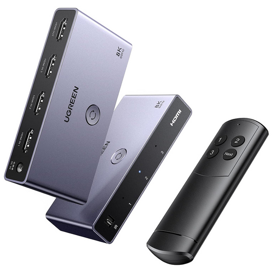 Switch Video HDMI UGREEN CM624 (15604), Grigio, Ricondizionato