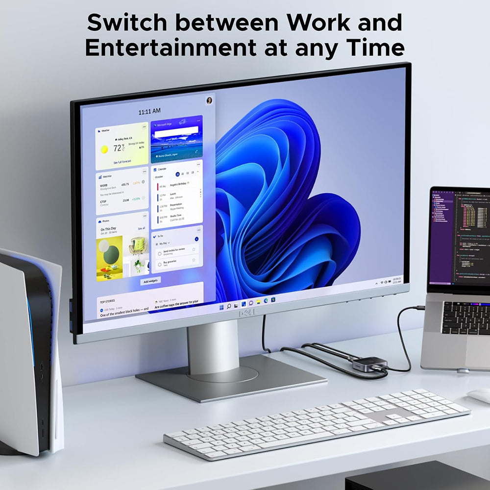 Switch Video HDMI / USB-C UGREEN AW503 (55452), Grigio