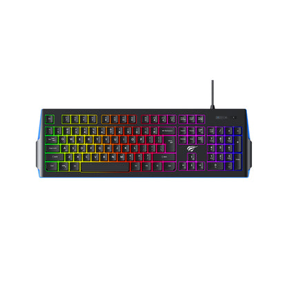 Tastiera Gaming HAVIT KB866L, RGB, 1.4m, Nera Rossa