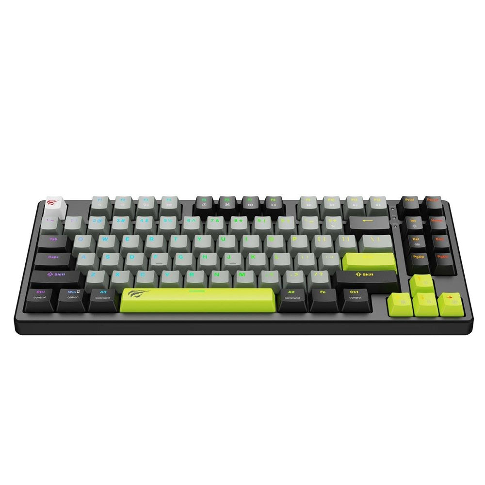 Tastiera Gaming HAVIT KB904L, RGB, 1.8m, Nero Verde