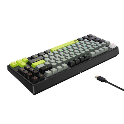 Tastiera Gaming HAVIT KB904L, RGB, 1.8m, Nero Verde