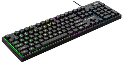 Tastiera Gaming Wired USB WZK WKG-200, RGB, 1,5m, Nera
