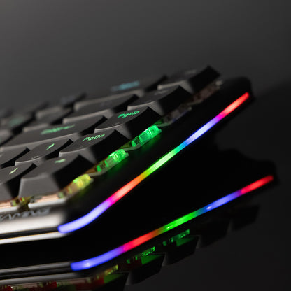 Proove AFK Wireless Gaming Keyboard, RGB, BT / Wi-Fi / Wired, 1.5m, Black WKAFKEN22001