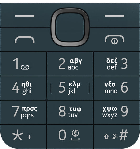 Tastiera greca per Nokia 225 4G (2024), Blu